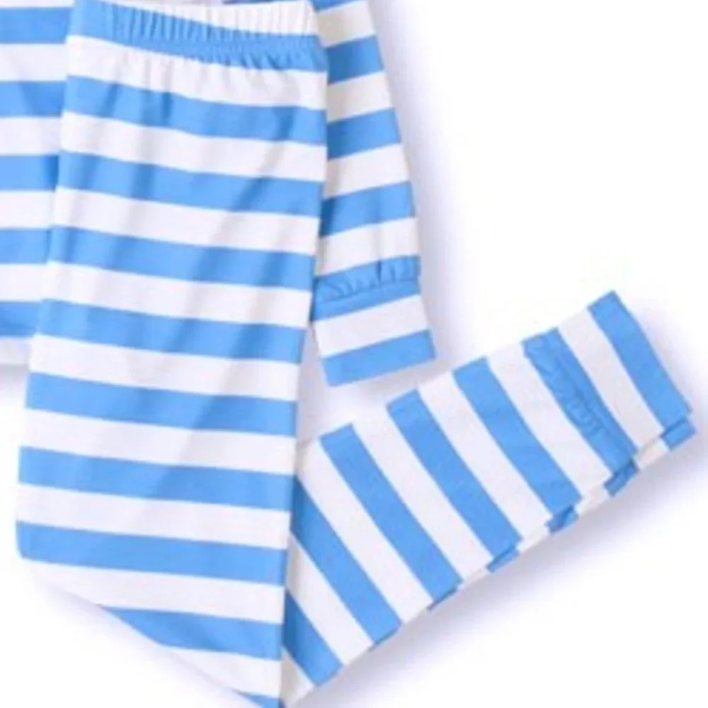 The Children's Place Boys 2 PC Blue Striped Pajama Set Long Johns Sleepw… - Picture 3 of 4